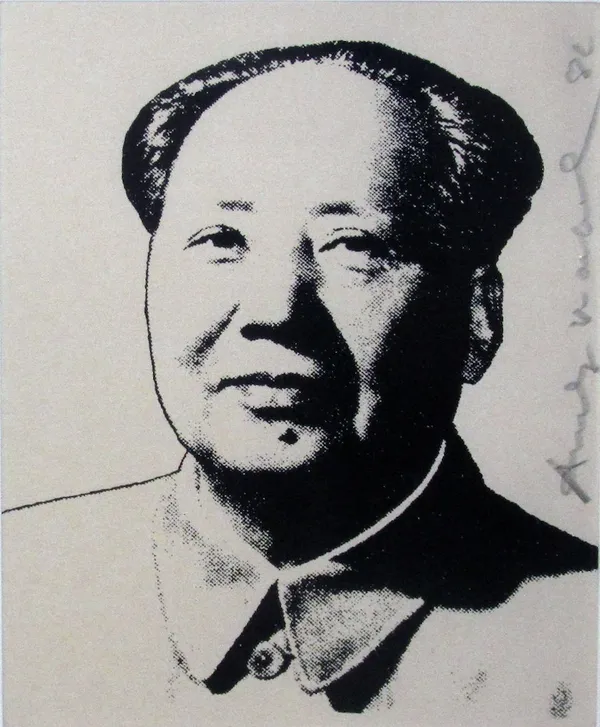 安迪沃荷特展〈毛澤東〉1982年 紙上絹印.jpg