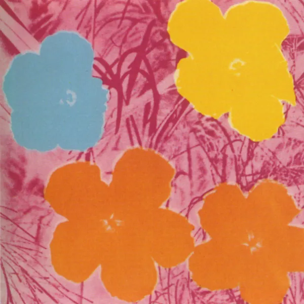 安迪沃荷特展〈花〉1970年 紙板上絹印.jpg