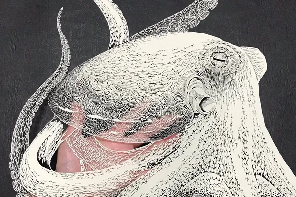 Masayo Fukuda-切繪藝術-海章魚.jpg