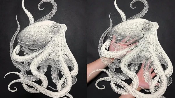 Masayo Fukuda-切繪藝術-海章魚.jpg