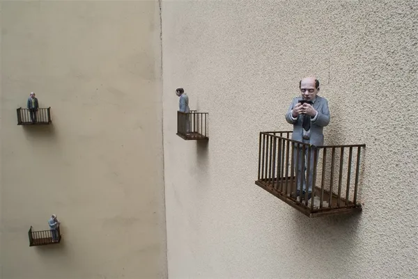 微型雕塑 Isaac Cordal