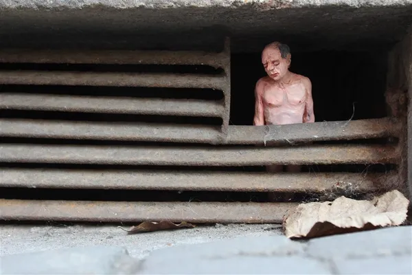 微型雕塑 Isaac Cordal
