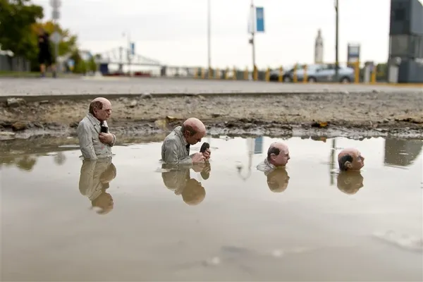 微型雕塑 Isaac Cordal