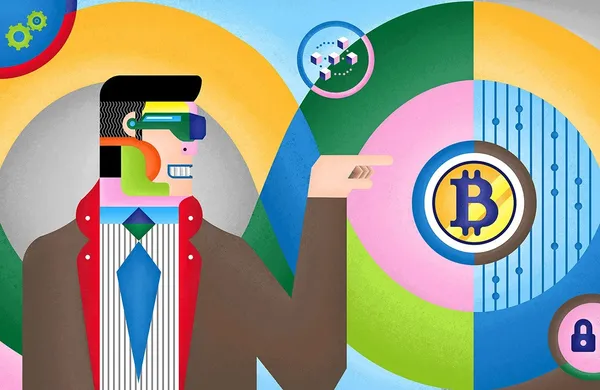 2019設計趨勢-00_Saber Wang-Illustration of Block Chain