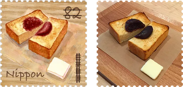 日本郵局-Brutus-甜點郵票-03.png