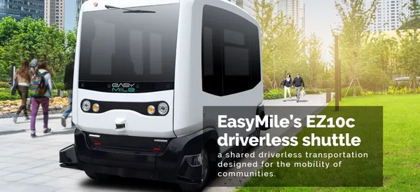 全AI自動上路！來自法國新創EasyMile打造的無人小巴有何魅力？ 