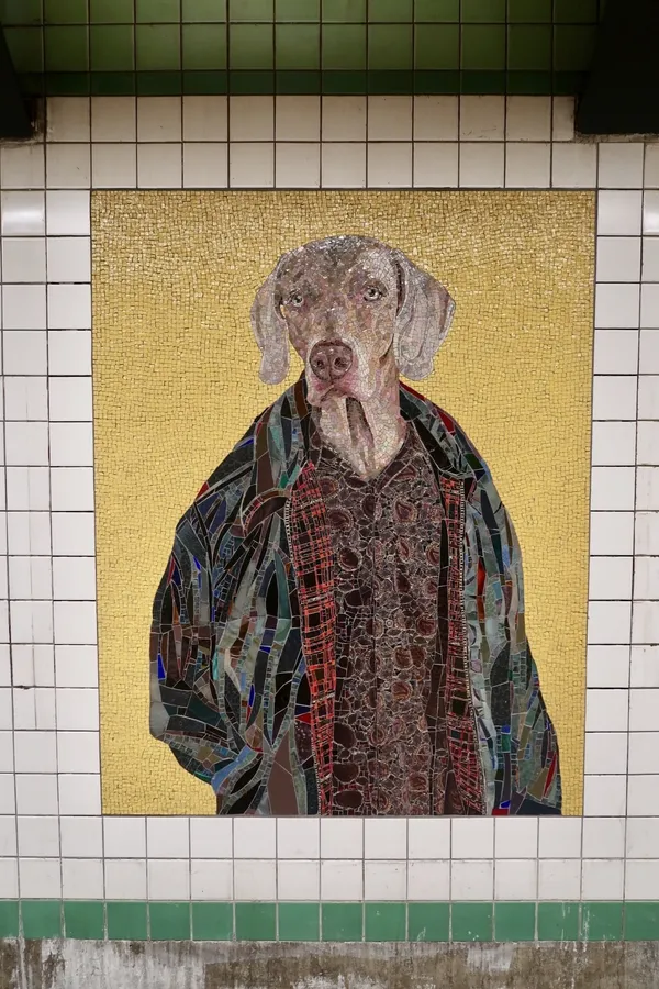 紐約地鐵-威瑪犬.jpg