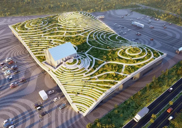 預計 9 月試營運！台南田園式建築新場域：MVRDV 打造梯田式綠化屋頂「新化果菜市場」