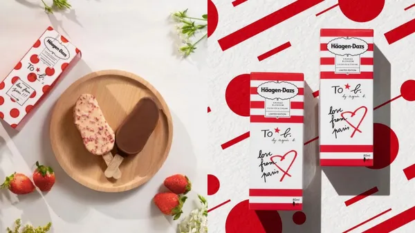 聯手放甜！哈根達斯 Häagen-Dazs × To b. by agnès b. 聯名雪糕，今天開賣！