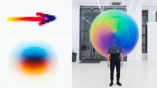 由眼睛打開彷彿數碼建構的虛擬世界！Felipe Pantone 以迷幻數位美學，演釋圖像世代縮影