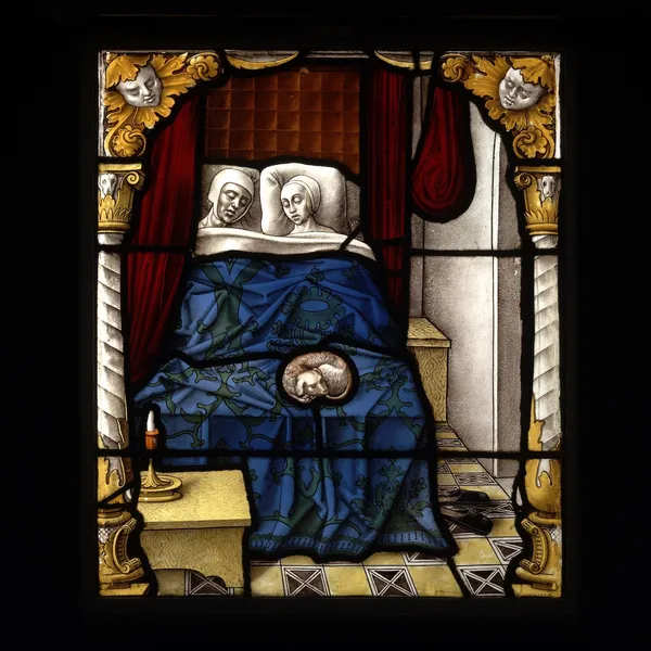 'Tobias and Sara on their Wedding Night', about 15
