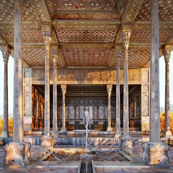 伊朗鏡殿-Ayne-Khaneh-Porch.jpg