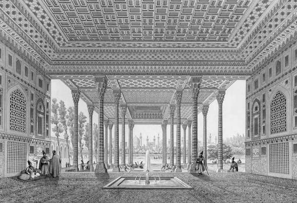 伊朗鏡殿-Pavillon_of_Aynekhane_interior_perspective_Pa