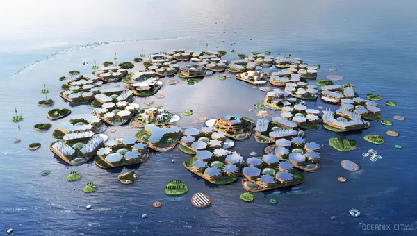 城市的未來在海上？因應海平面上升危機，BIG為聯合國人居署提出「浮動城市」！
