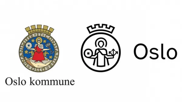 城市 logo 也走簡約風？奧斯陸新市標設計，把城市守護神的形象變精簡了！
