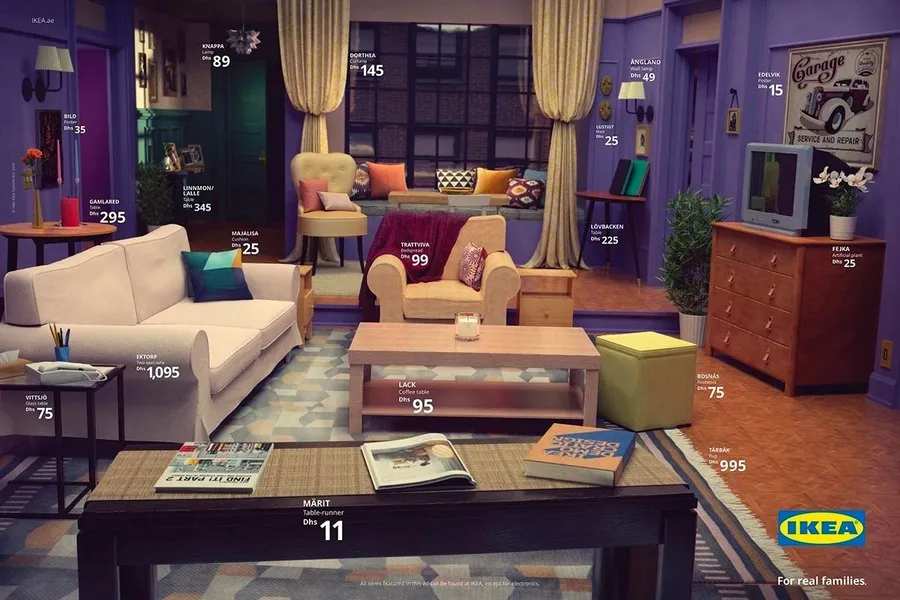 IKEA重現美劇場景！翻遍上百品項，《六人行》、《怪奇物語》經典客廳高度還原