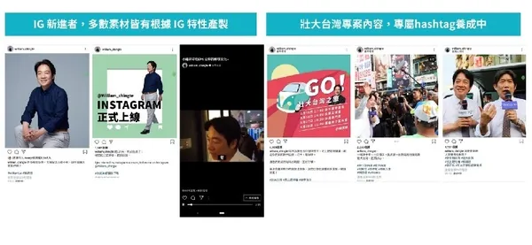 賴清德 IG 內容經營