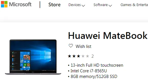 華為MateBook