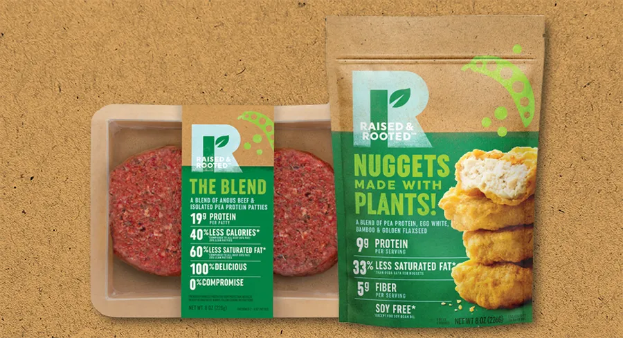 美國最大的肉類加工公司也加入「人造肉」戰場：推出含50%豌豆的「混合肉」