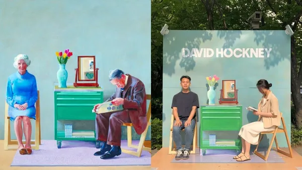 David Hockney《My Parents》（1977）畫出父母親的平靜日常，韓國回顧展特別設