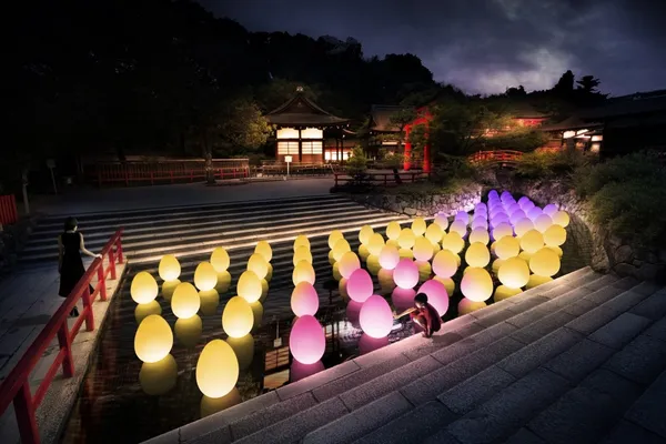 京都下鴨神社「糺之森光之祭」即將登場！teamLab 新作、舊作集結，闡述「步步是道場」禪意