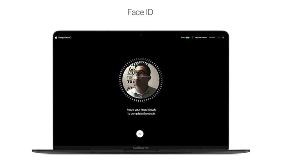 蘋果新Face ID專利通過，連MacBook都能臉部解鎖