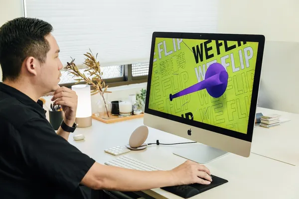 圖說：桃園隊的形象識別，在Motion Graphics中化身成 的重點放在賽事的刺激和速度感，並且