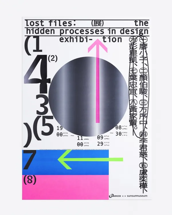 Lost Files＿展覽主視覺＿海報【提供｜森3 SUN SUN MUSEUM、視覺統籌｜卵形-葉