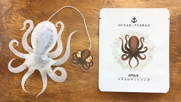 棲息茶杯裡的魷魚、水母？日本推出「海洋生物茶包」打造茶杯裡的海洋世界！