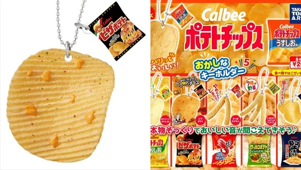 酥脆薯片帶著走！日本推出 6 款等比例、超擬真「洋芋片扭蛋吊飾」10 月正式發售
