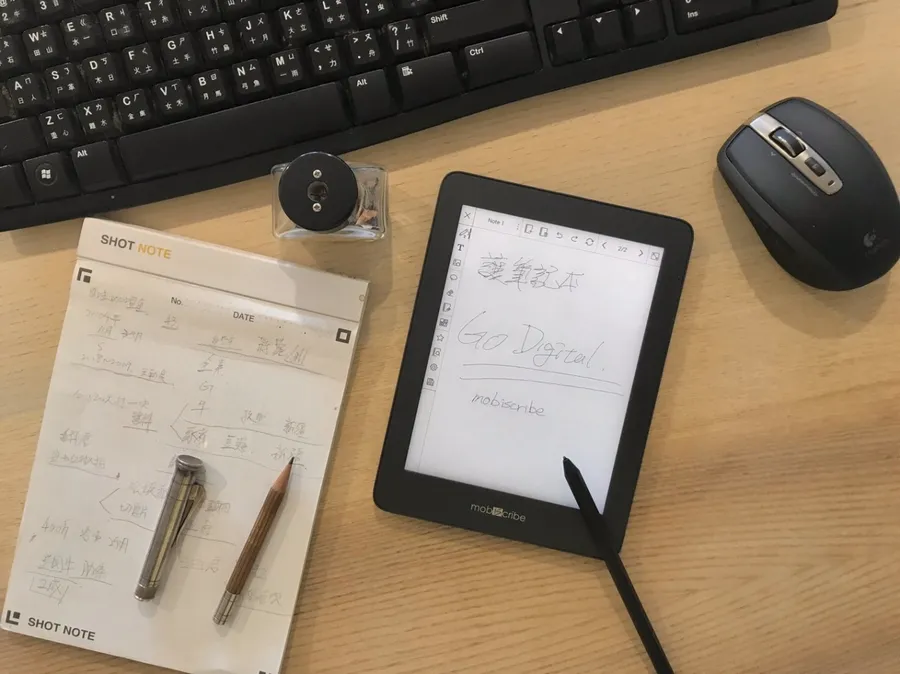 翻轉你的筆記，給北極熊一條生路！Mobiscribe電子筆記本來了！