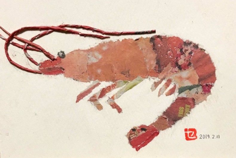 日本貼畫 90歲才開始的創作人生！日本奶奶撕紙畫作，拼貼出樸實的親切手感