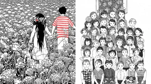 烏克蘭主婦CEO的黑白童話！以細膩黑白素描插畫，重現童年多彩生活