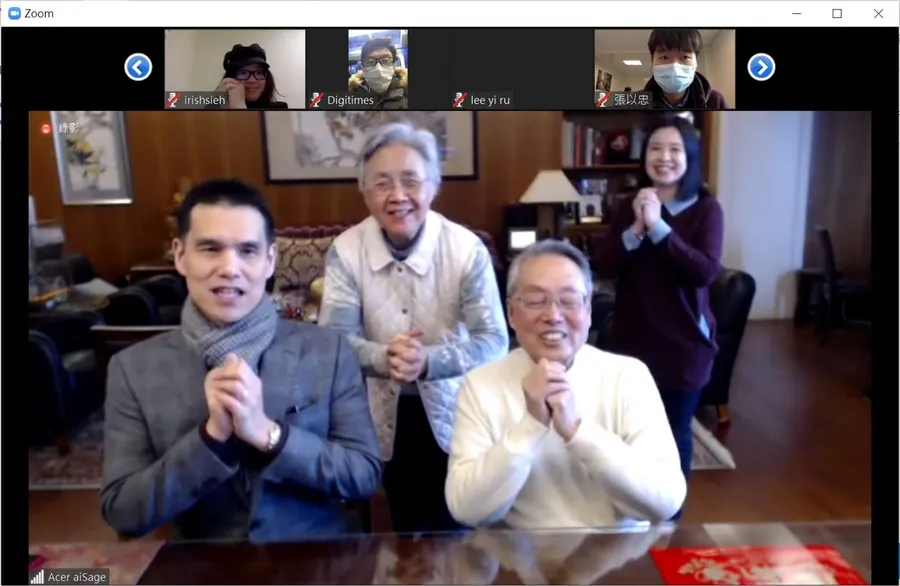 破天荒！施振榮雲端新春拜年，與Zoom合作視訊會議軟體搶防疫商機