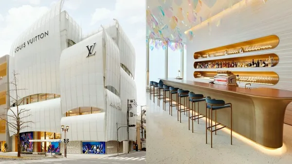 以江戶古船為靈感！青木淳操刀，LV 全球首間咖啡館、餐廳於大阪旗艦店揭幕