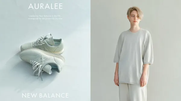 極簡版 New Balance！聯名服裝品牌 Auralee，經典跑鞋 COMP 100 聯名款、服裝系列同步推出