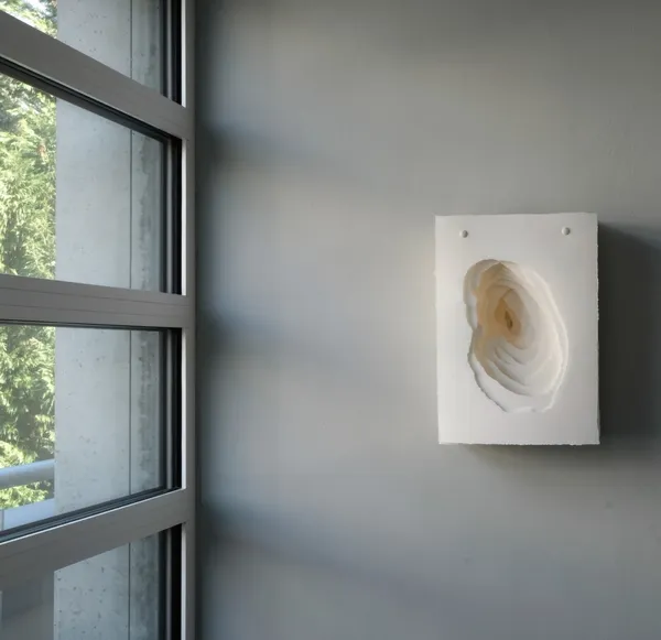 Agla-06, Teforation, 47x33x21cm, 2018, Torn 200g p