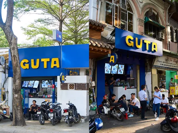 guta cafe rebranding