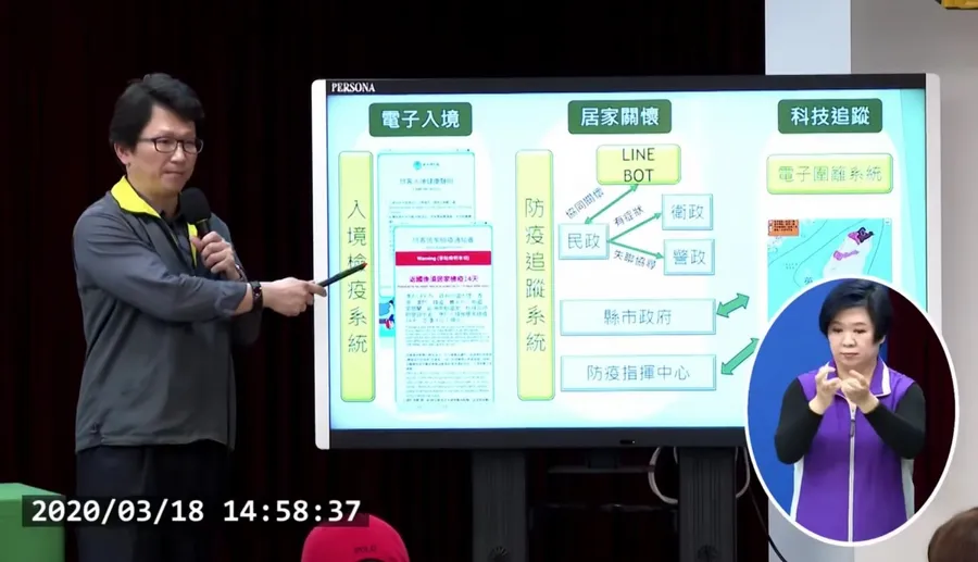 武漢肺炎防疫追蹤升級！衛福部聯手LINE、HTC提升效率，設置了「電子圍籬」