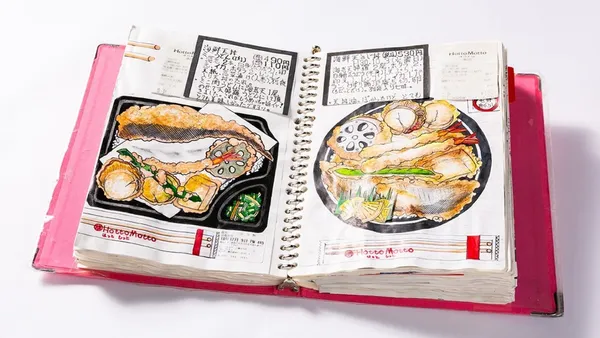 一畫就是32年！退休日本廚師的插畫筆記本：牛丼、天婦羅、壽司、炒飯都有