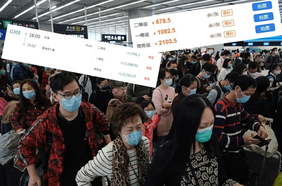 武漢4月8日正式解封！旅遊網顯示高鐵往香港車票全數售罄