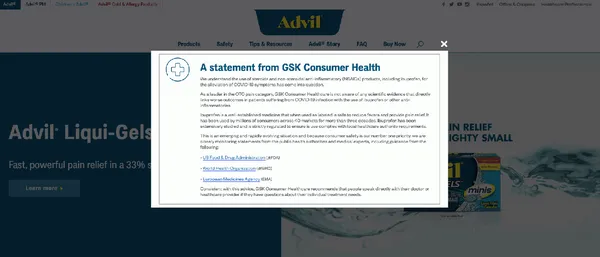 A statement from GSK Consumer Health