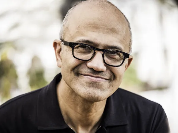 【新聞圖片一】微軟執行長薩提亞·納德拉（Satya Nadella）指出組織面對快速變遷的世界，每一