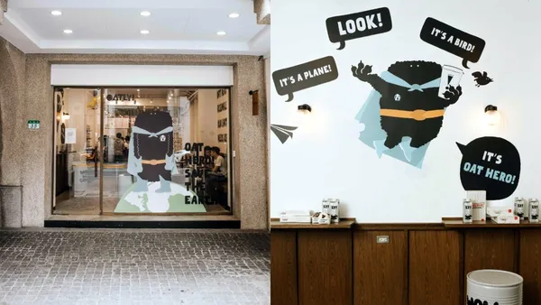 瑞典 OATLY 台北快閃店！與「燕麥小英雄」共度世界地球日，推限時「燕麥奶拿鐵」、「燕麥甜甜圈」