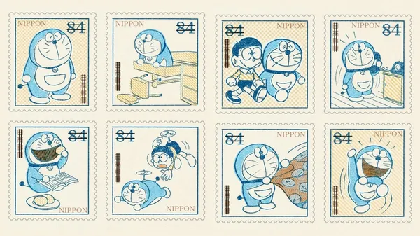 古早版哆啦 A 夢！重現 1970 年代造型「哆啦 A 夢 50 周年紀念郵票」日本開賣