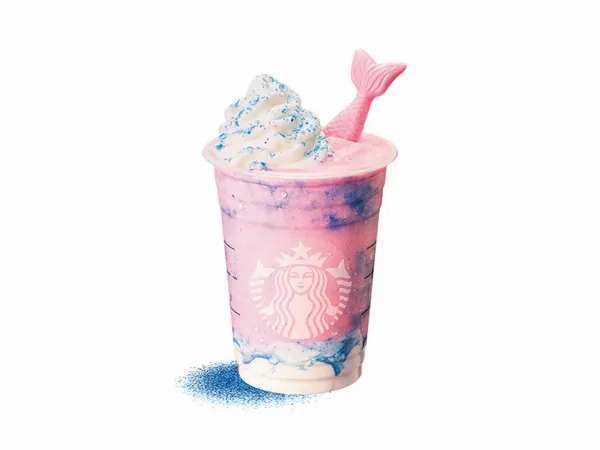 2020星巴克夏-魔幻美人魚星冰樂，.售價Tall $145,Grande $165,Venti $