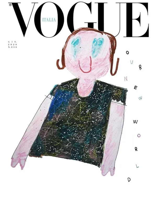 義大利VOGUE 兒童插畫封面 05 Rachele 5 歲 波隆那.jpg