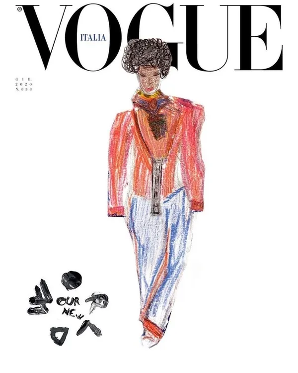義大利VOGUE 兒童插畫封面 07 Giorgio 10 歲 Parma.jpg