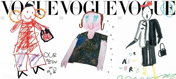 2 歲幼兒畫作登上《VOGUE》封面！以「孩子」為題，6 月號義大利《VOGUE》回歸童稚純真