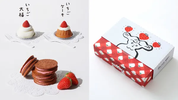 日本伴手禮生力軍：草莓甜點專賣店「Berry UP！」手感插畫包裝、限定版草莓大福超吸睛